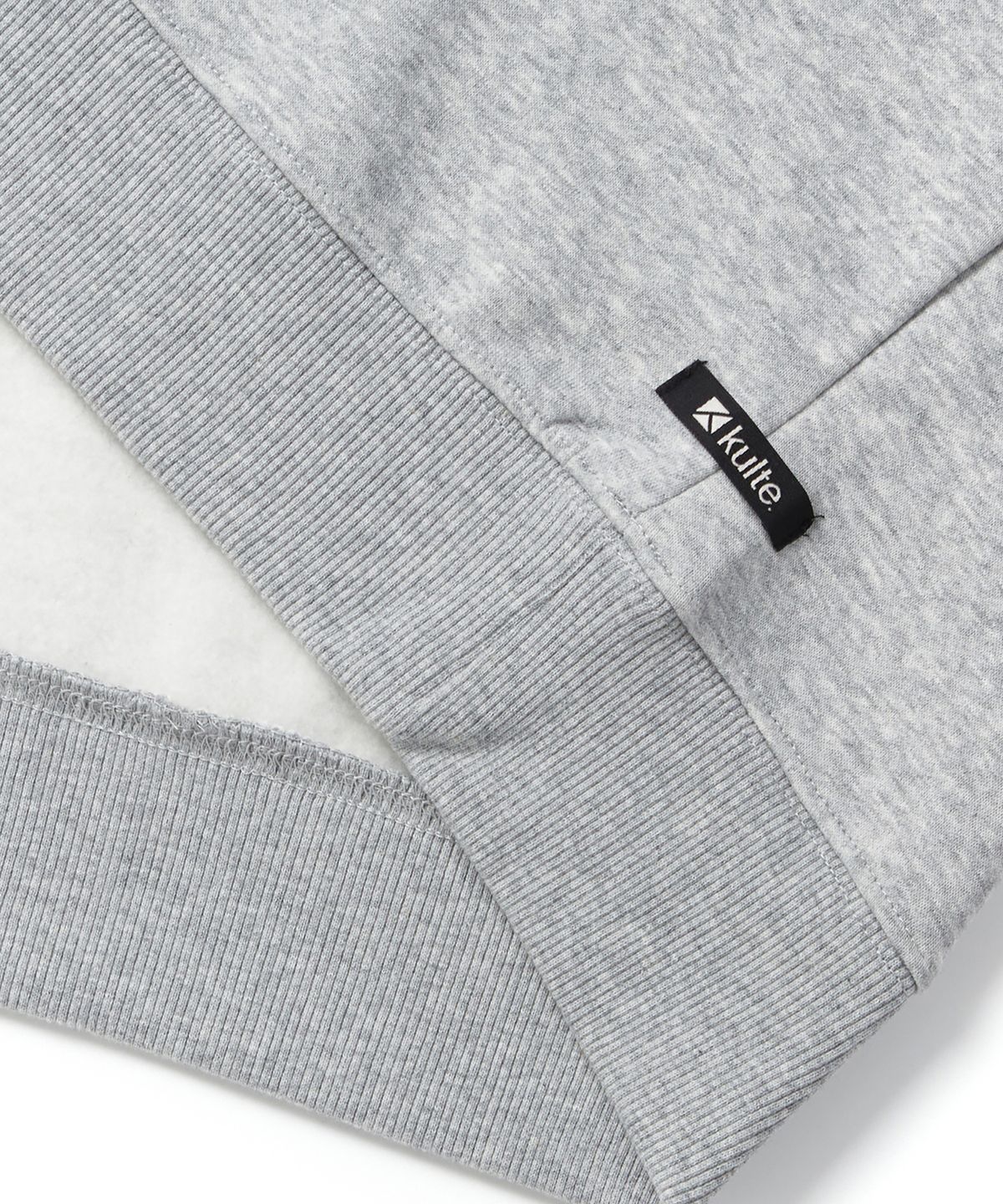 쿨트(KULTE) 트윌 아치 로고 크루넥 M.GREY