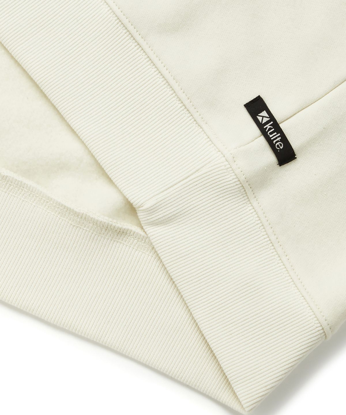 쿨트(KULTE) 트윌 아치 로고 크루넥 IVORY