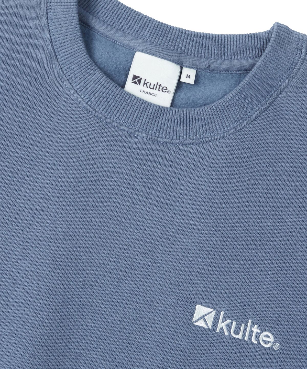 쿨트(KULTE) 아이콘 로고 크루넥 L.BLUE