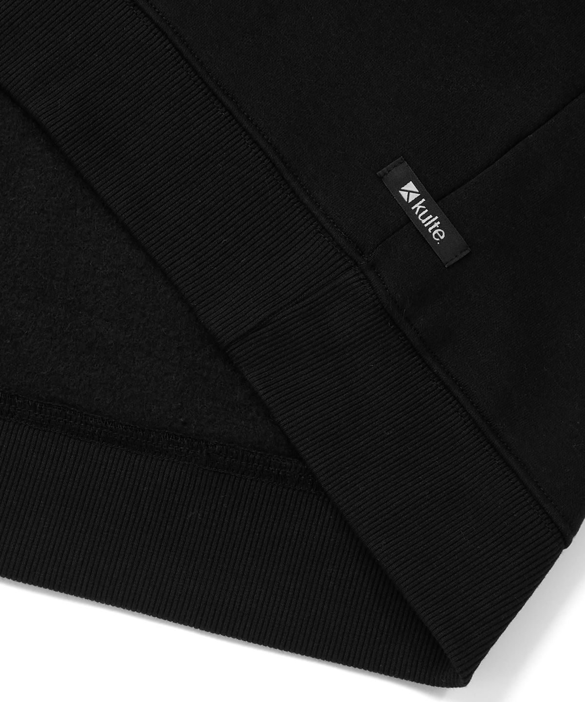 쿨트(KULTE) 빈티지 페인트 크루넥 BLACK