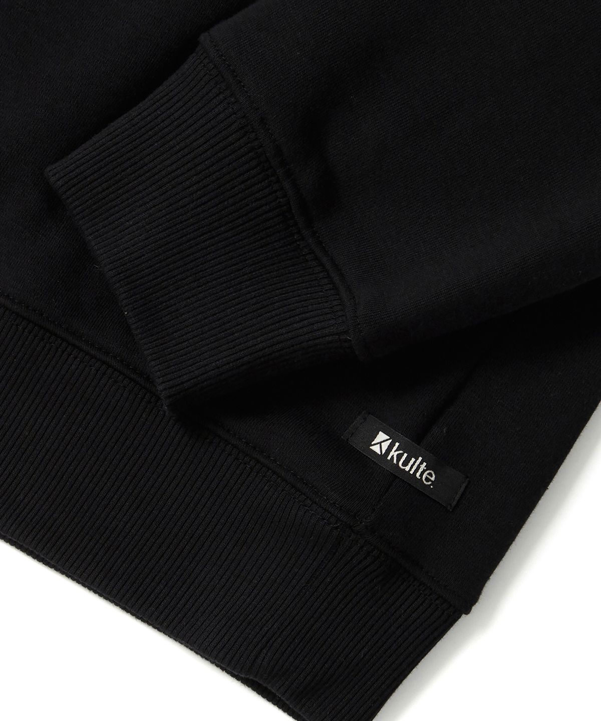 쿨트(KULTE) 아이콘 로고 크루넥 BLACK