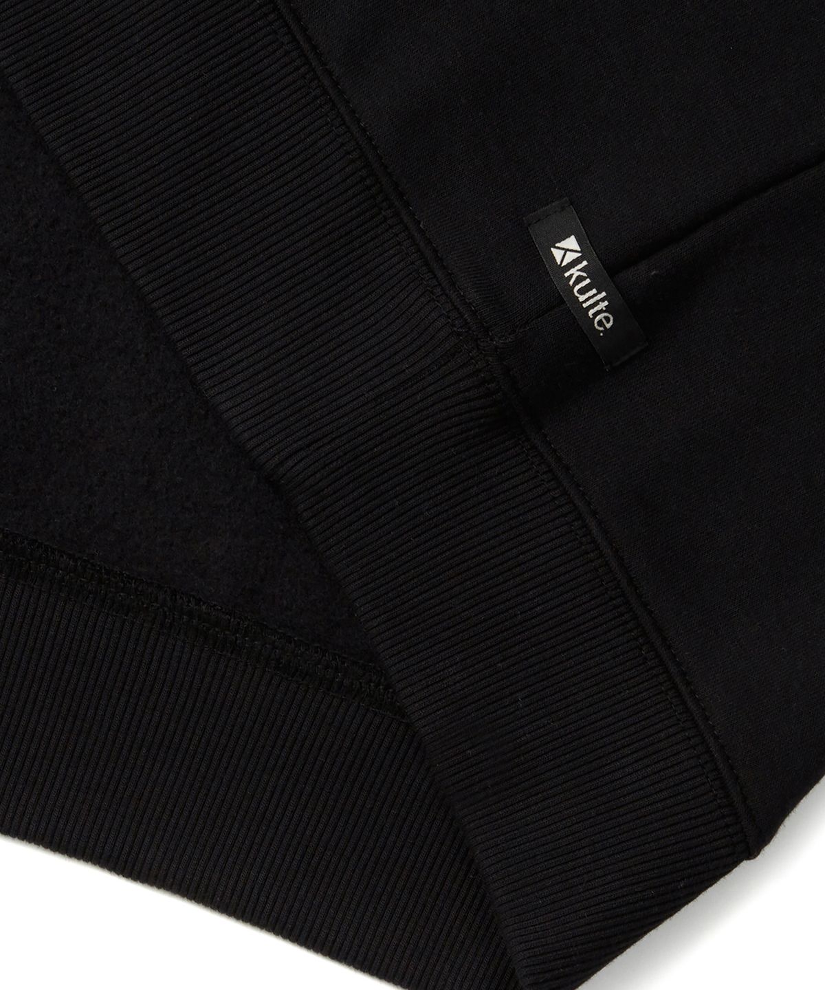 쿨트(KULTE) 아이콘 로고 크루넥 BLACK