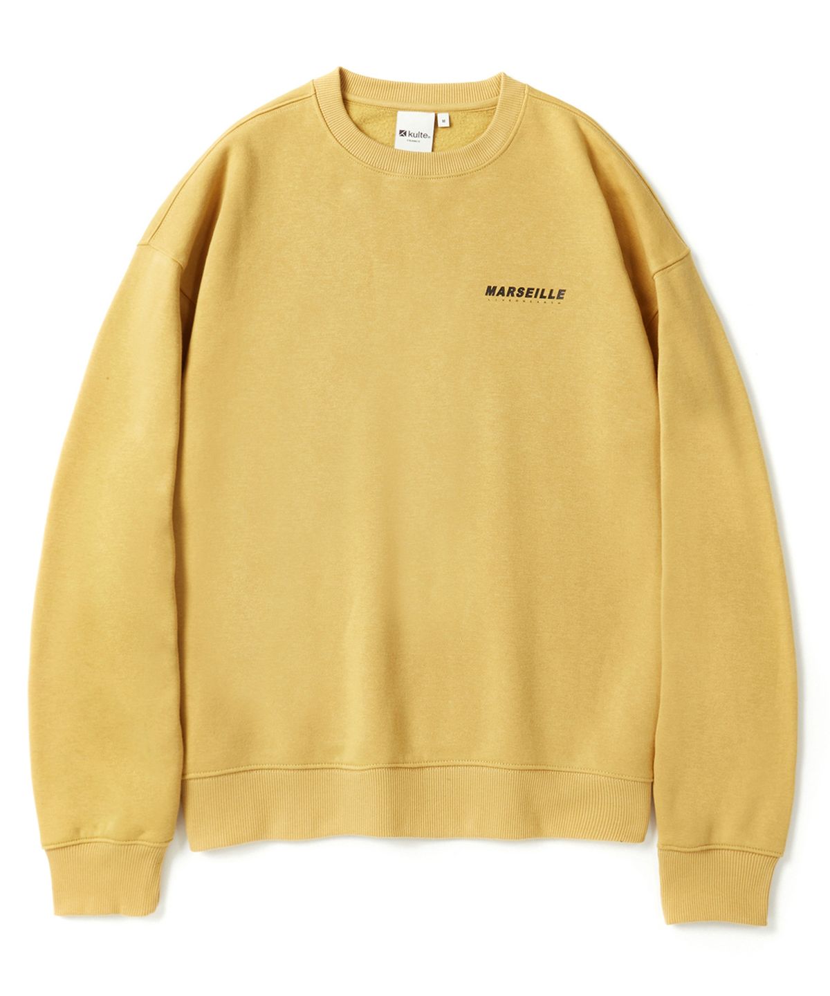 쿨트(KULTE) 빈티지 페인트 크루넥 YELLOW