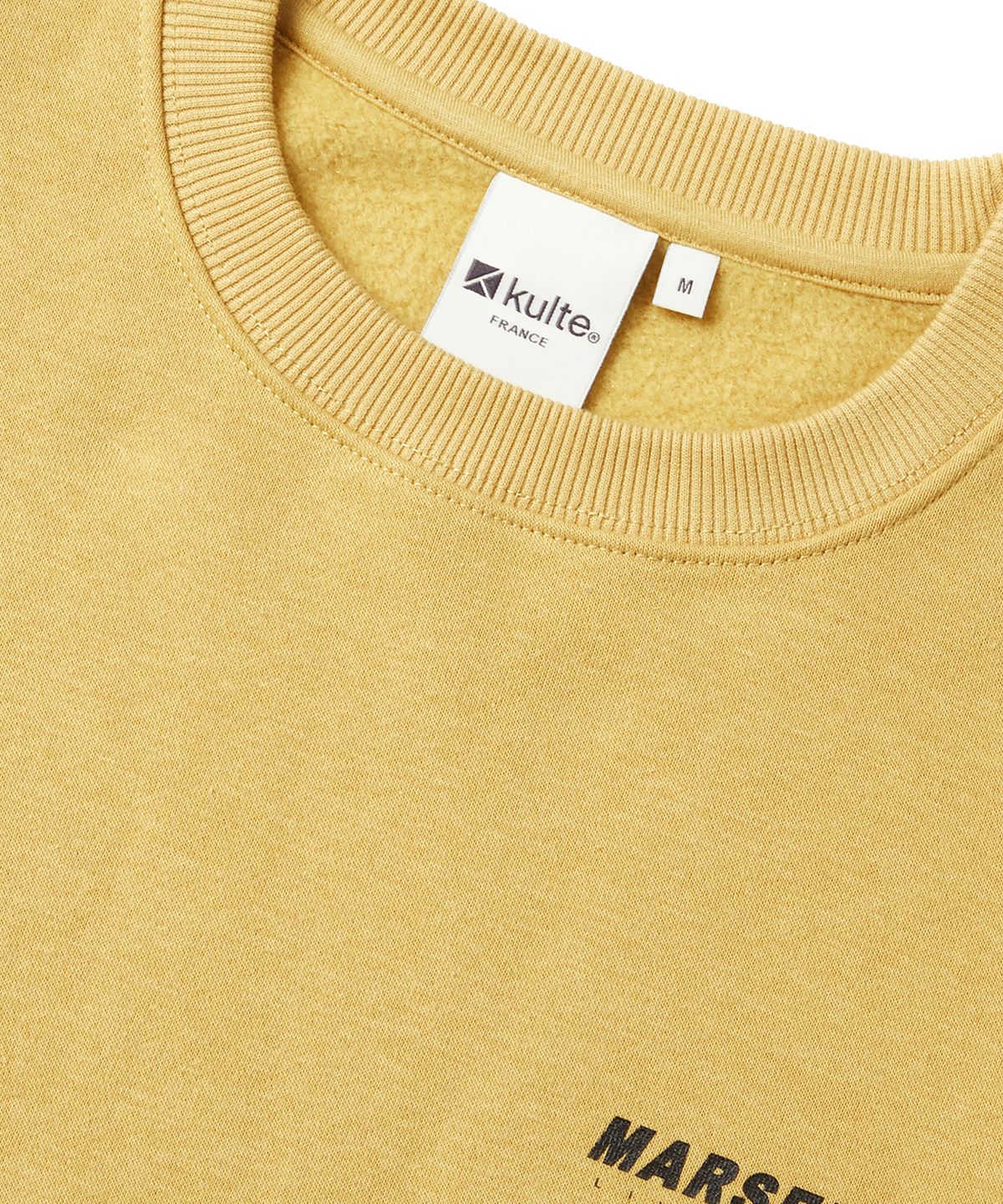 쿨트(KULTE) 빈티지 페인트 크루넥 YELLOW