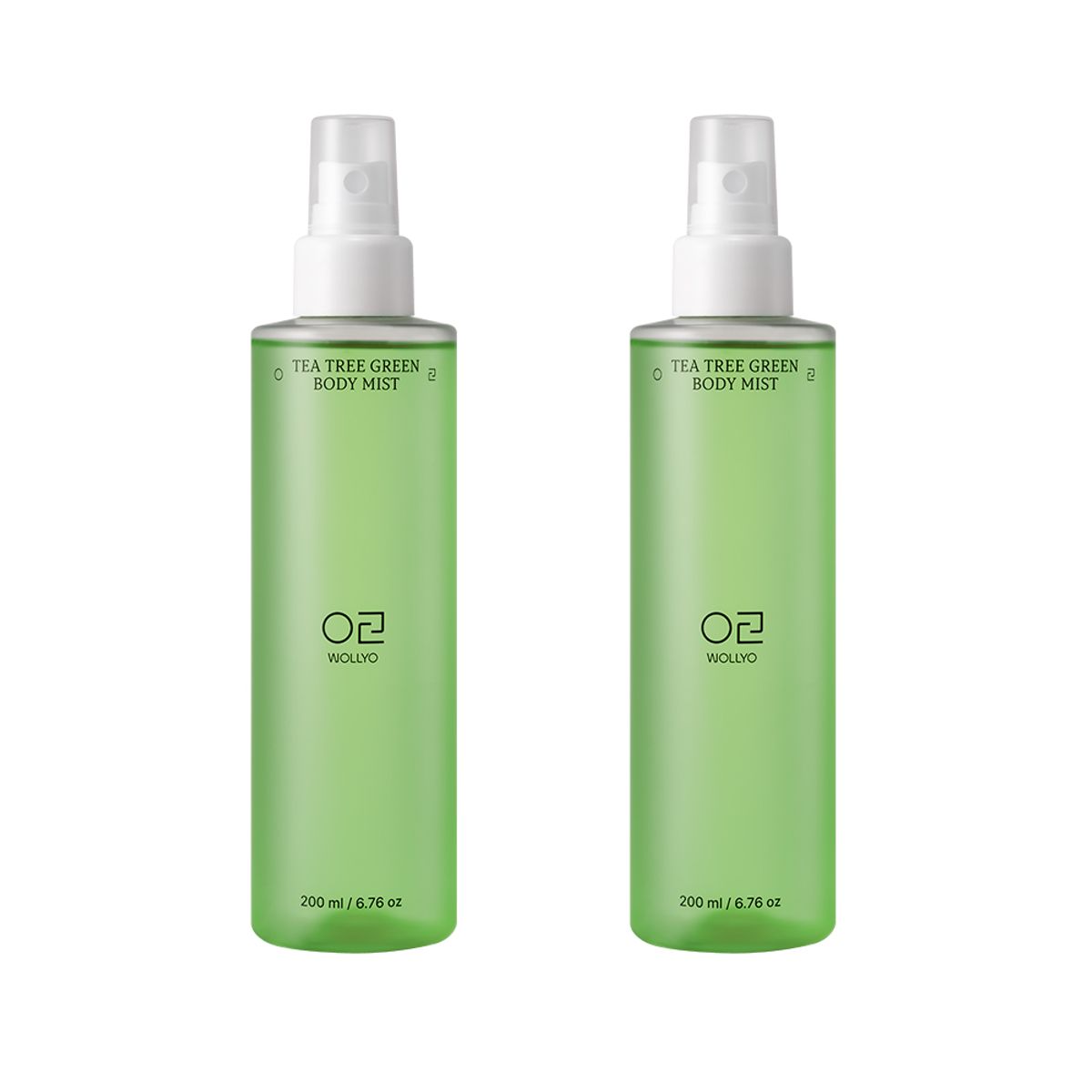 원료공방(WONRYOGONGBANG) [2pack ] 티트리 그린 등드름 바디미스트 200ml x 2개 (+미니 바디워시 증정)
