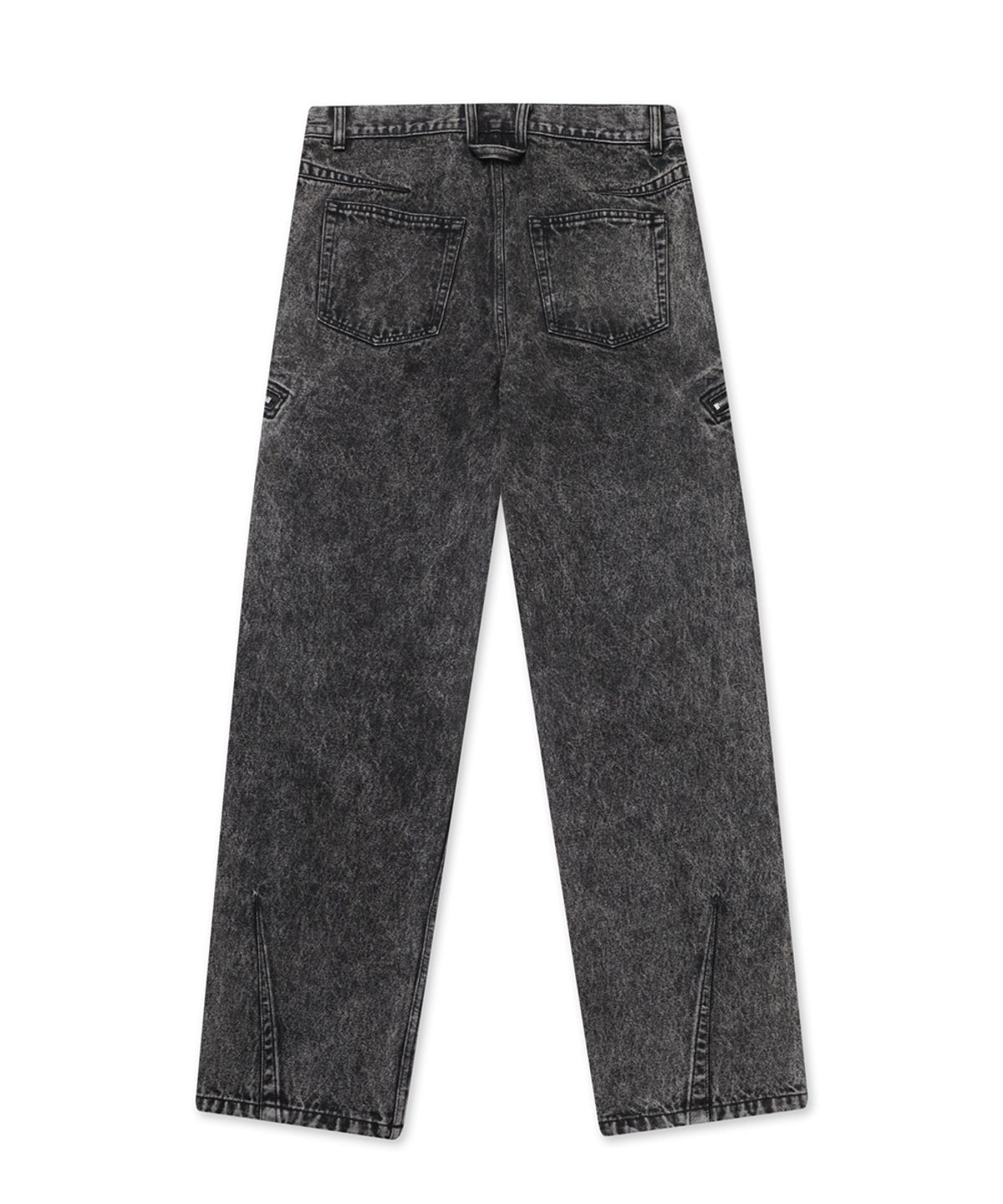 그레일즈(GRAILZ) DART FIT ZIPPER DENIM [BLACK]