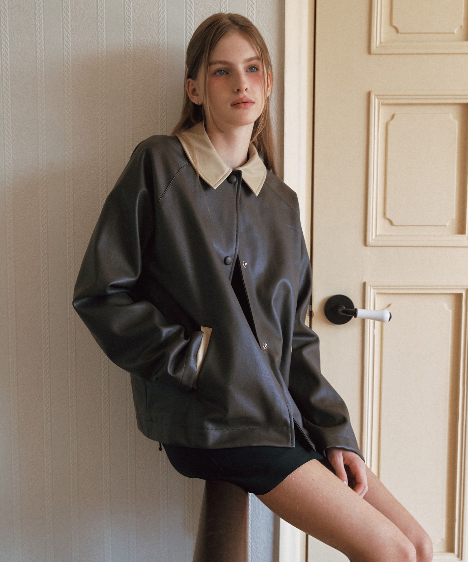 【最終値下げ】letter from moon レザージャケット LEATHER ZIP SHORT JACKET | ssstein(シュタイン) / アウター レザー