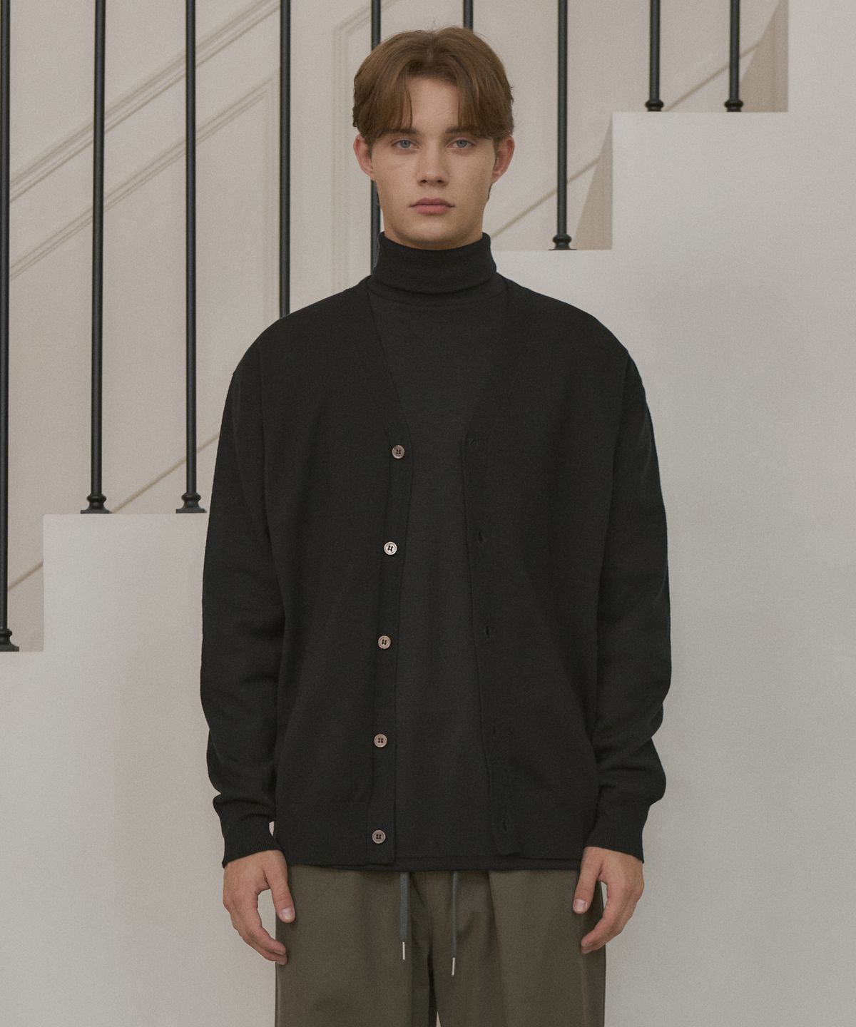 웬즈데이오아시스(WEDNESDAY OASIS) 올 웨이즈 워셔블 브이넥 가디건(3col)