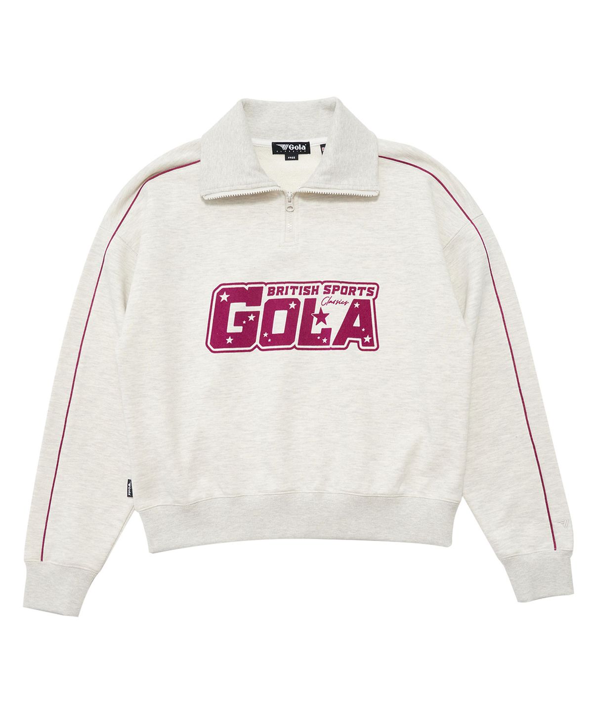 골라(GOLA) W BASIC HALF ZIP-UP SWEATSHIRTS [3 COLOR]
