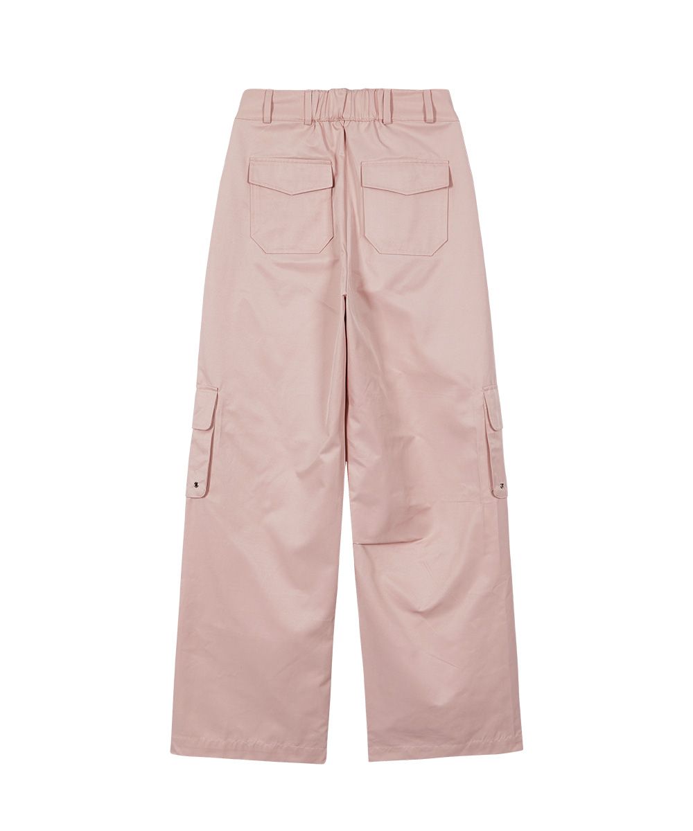 MUSINSA | ILLIGO String Cargo Banding Pants Pink