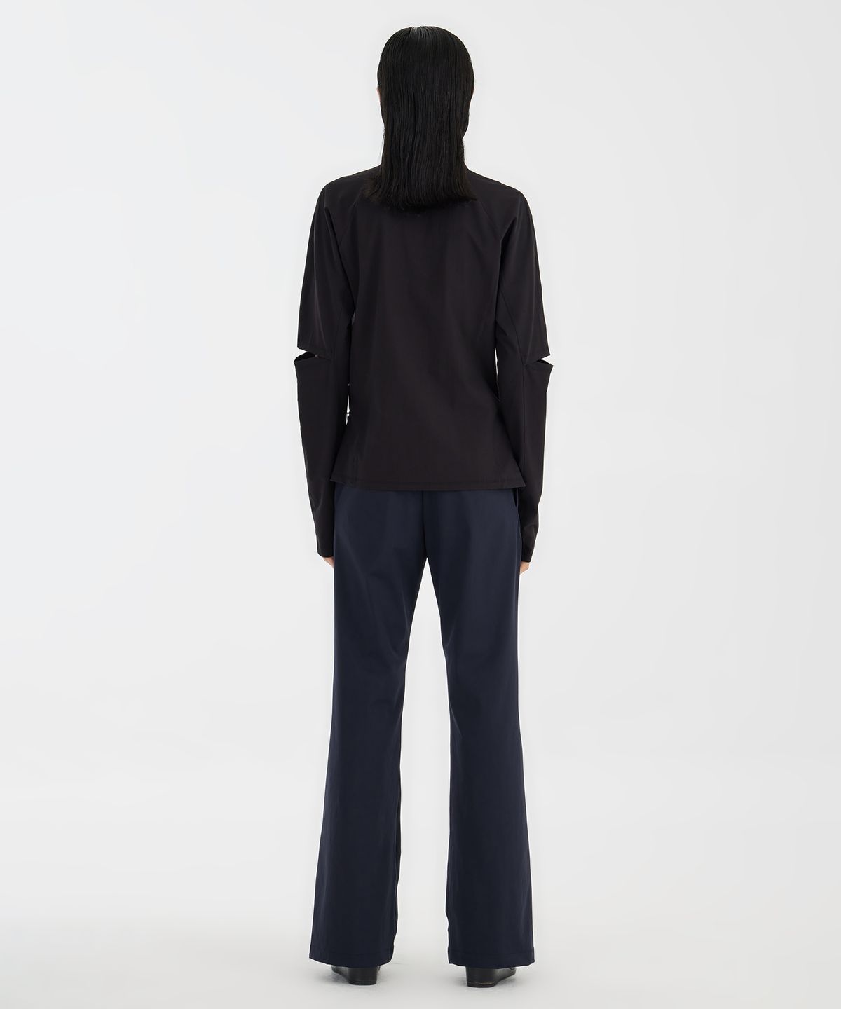 유스(YOUTH) Side-Slit Pants - Navy