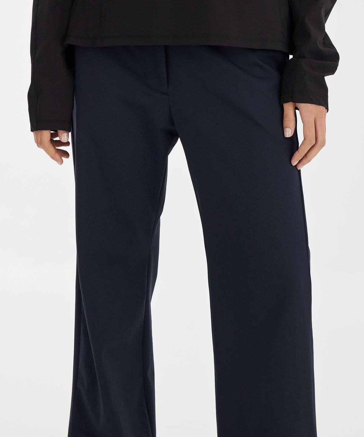 유스(YOUTH) Side-Slit Pants - Navy