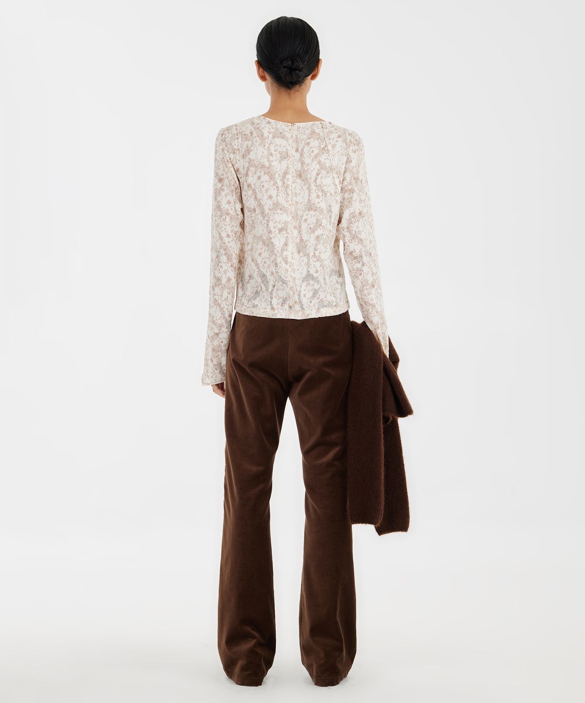 유스(YOUTH) Second Skin Woven Top - Ivory
