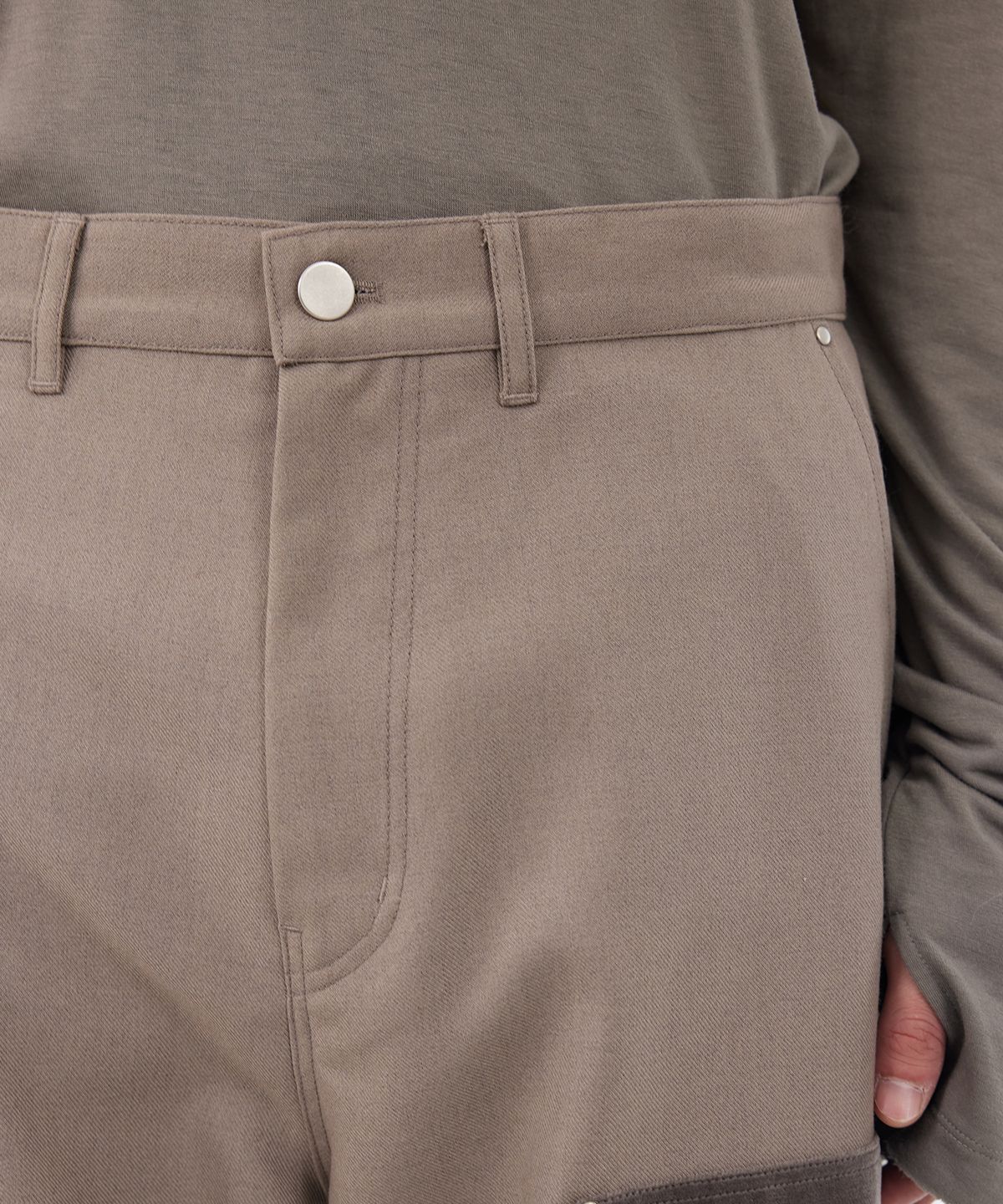 유스(YOUTH) Carpenter Pants - Beige Grey