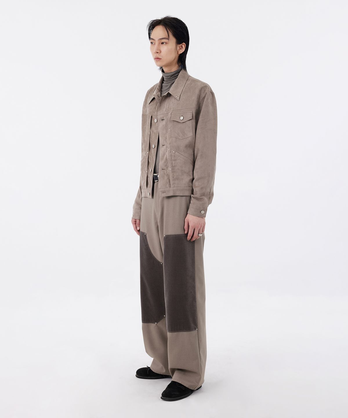 유스(YOUTH) Carpenter Pants - Beige Grey