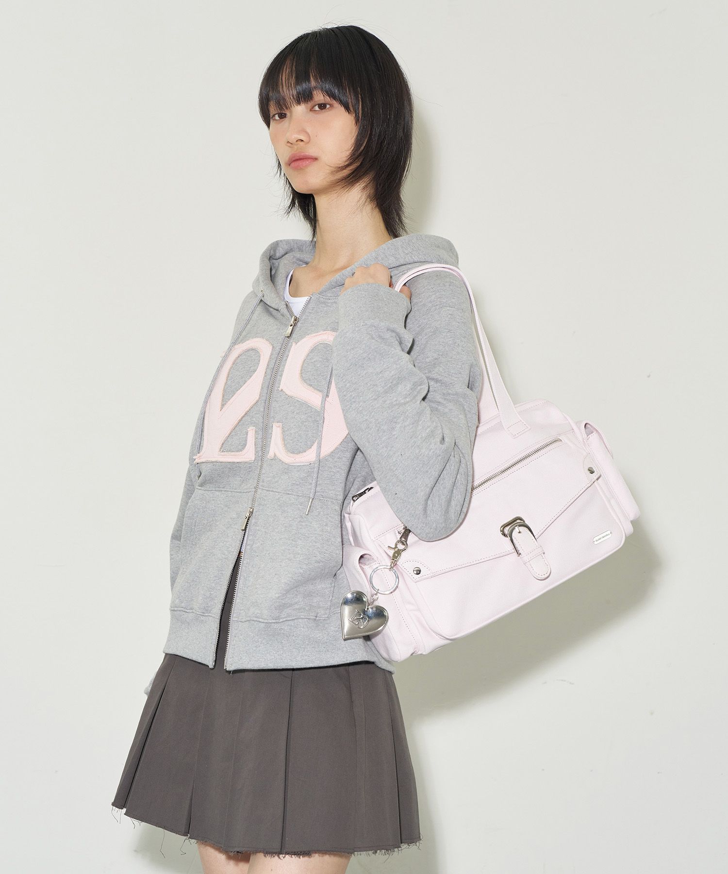 MUSINSA | ILLIGO Essential Pocket Bag Pink