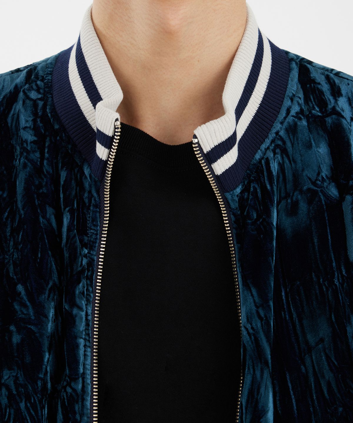 유스(YOUTH) Track Jacket - Navy Creased