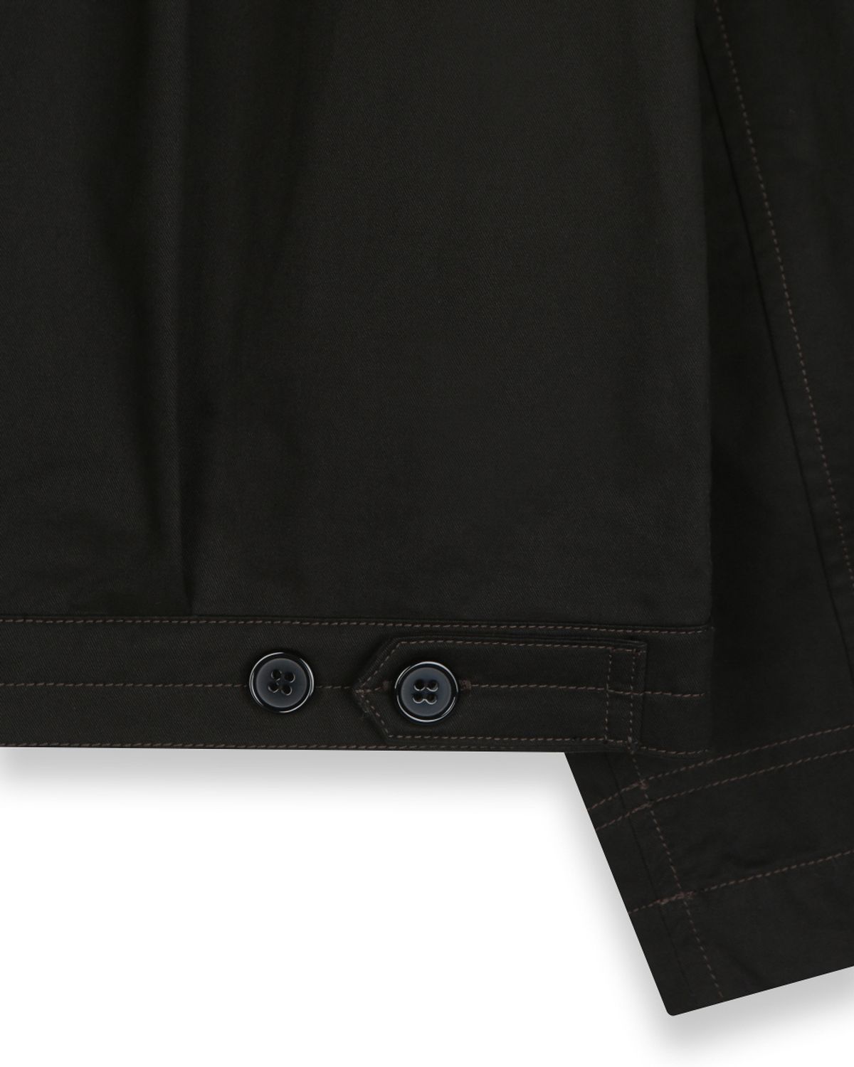 비슬로우(BESLOW) MILITARY BIG POCKET COTTON JACKET BLACK