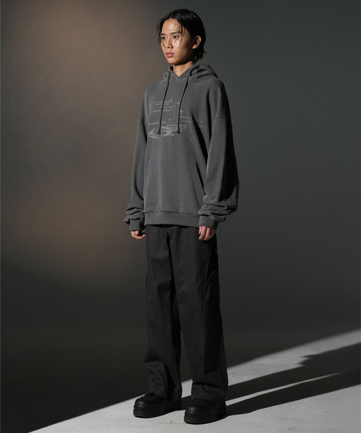 그레일즈(GRAILZ) HYBRID CORDUROY PANTS [BLACK]