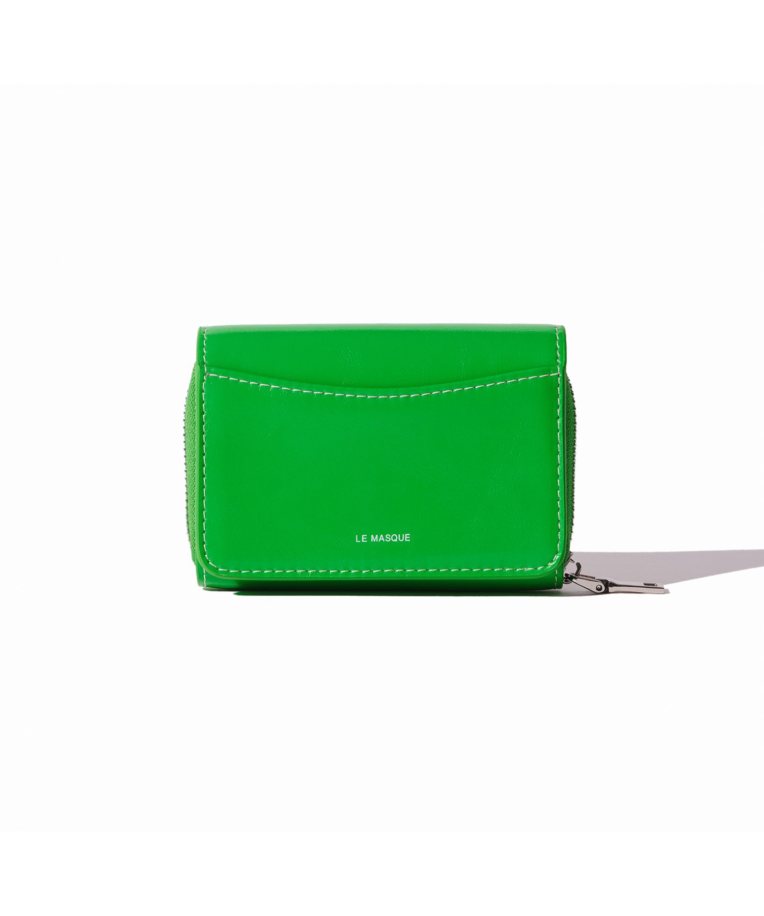 ★lemasque★ Dot Pocket Coin Zipper Bill Card Wallet Pale Le DOT Pocket Coin & Card Wallets pale lemon - LE MASQUE | 60