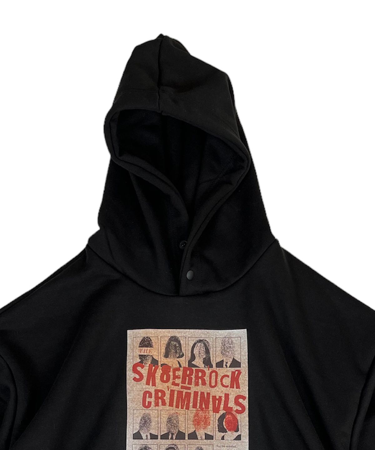 스케이터락(SK8ER ROCK) Criminals Hand Warmer Sweat Hoodie Black