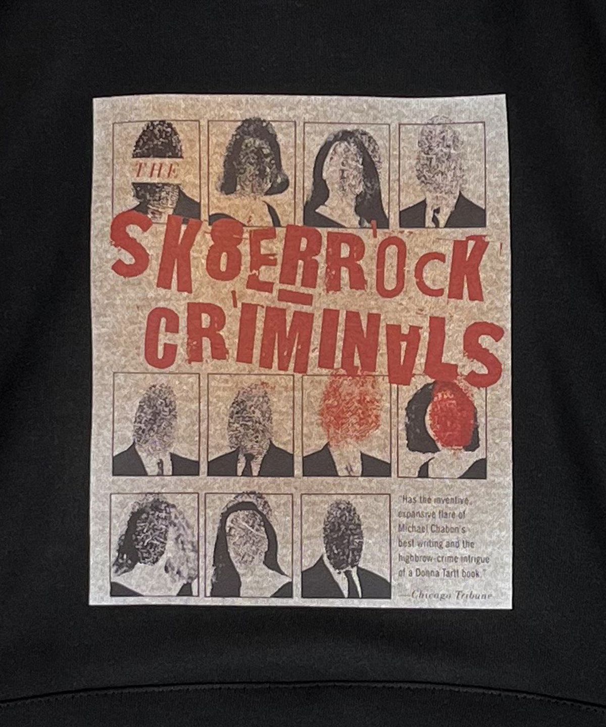 스케이터락(SK8ER ROCK) Criminals Hand Warmer Sweat Hoodie Black
