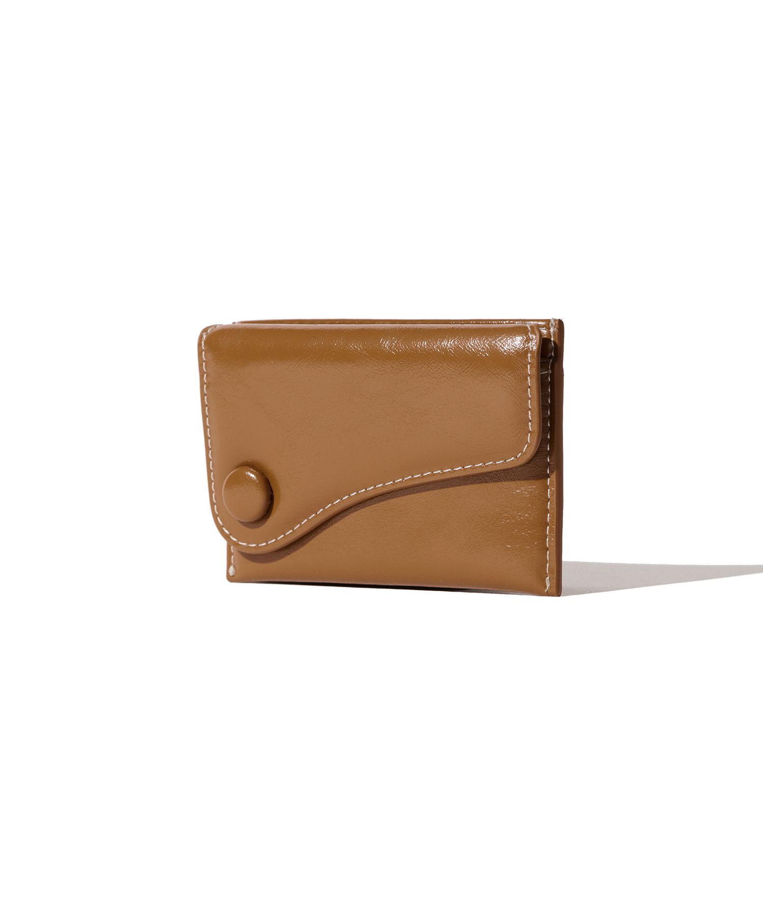 ☆LEMASQUE☆ Dot Saddle Slim Mini Transit Card Wallet Pale L MUSINSA | LEMASQUE Dot Saddle Slim Mini Transportation Card