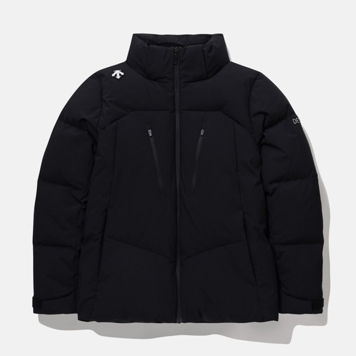 데상트(DESCENTE) 캐논 후드 디테쳐블 다운 자켓 블랙 SR323SDJ92