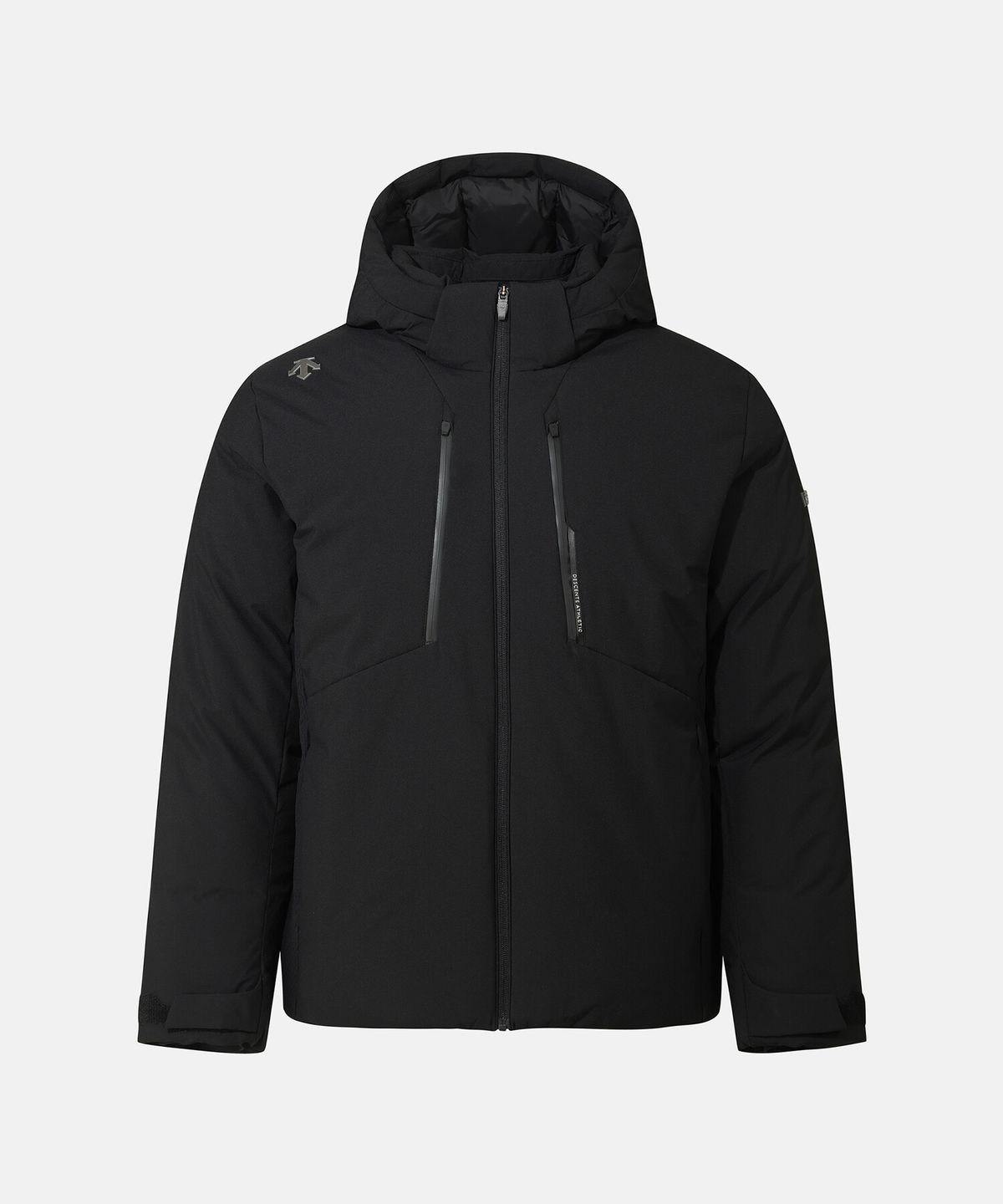 데상트(DESCENTE) 캐논 후드 디테쳐블 다운 자켓 블랙 SR323SDJ92