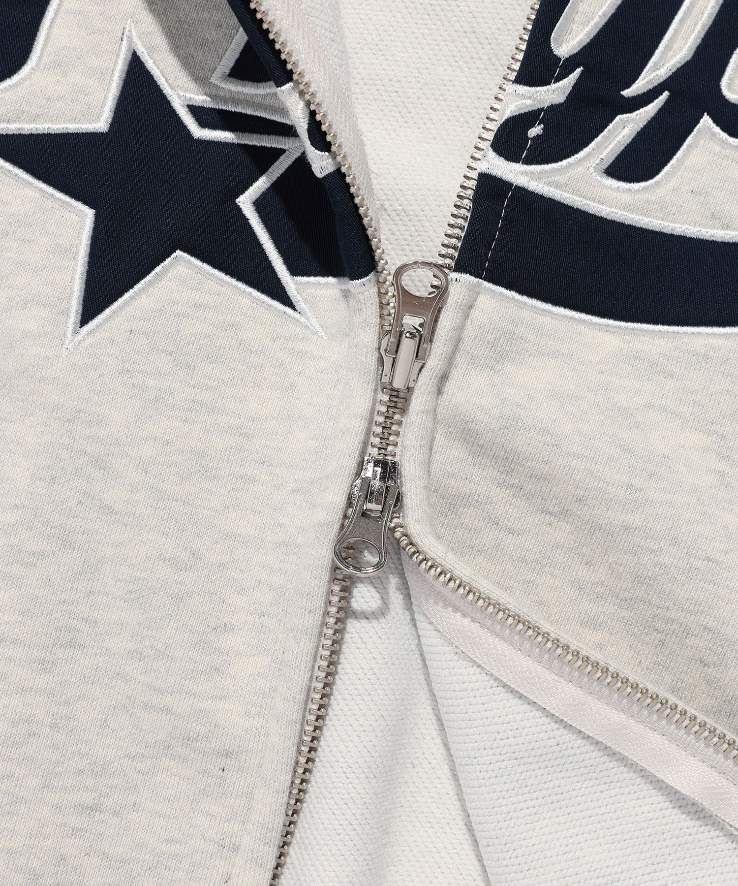 MUSINSA | PHYPS WOMENS CROP STAR TAIL HOODIE ZIP UP_OATMEAL