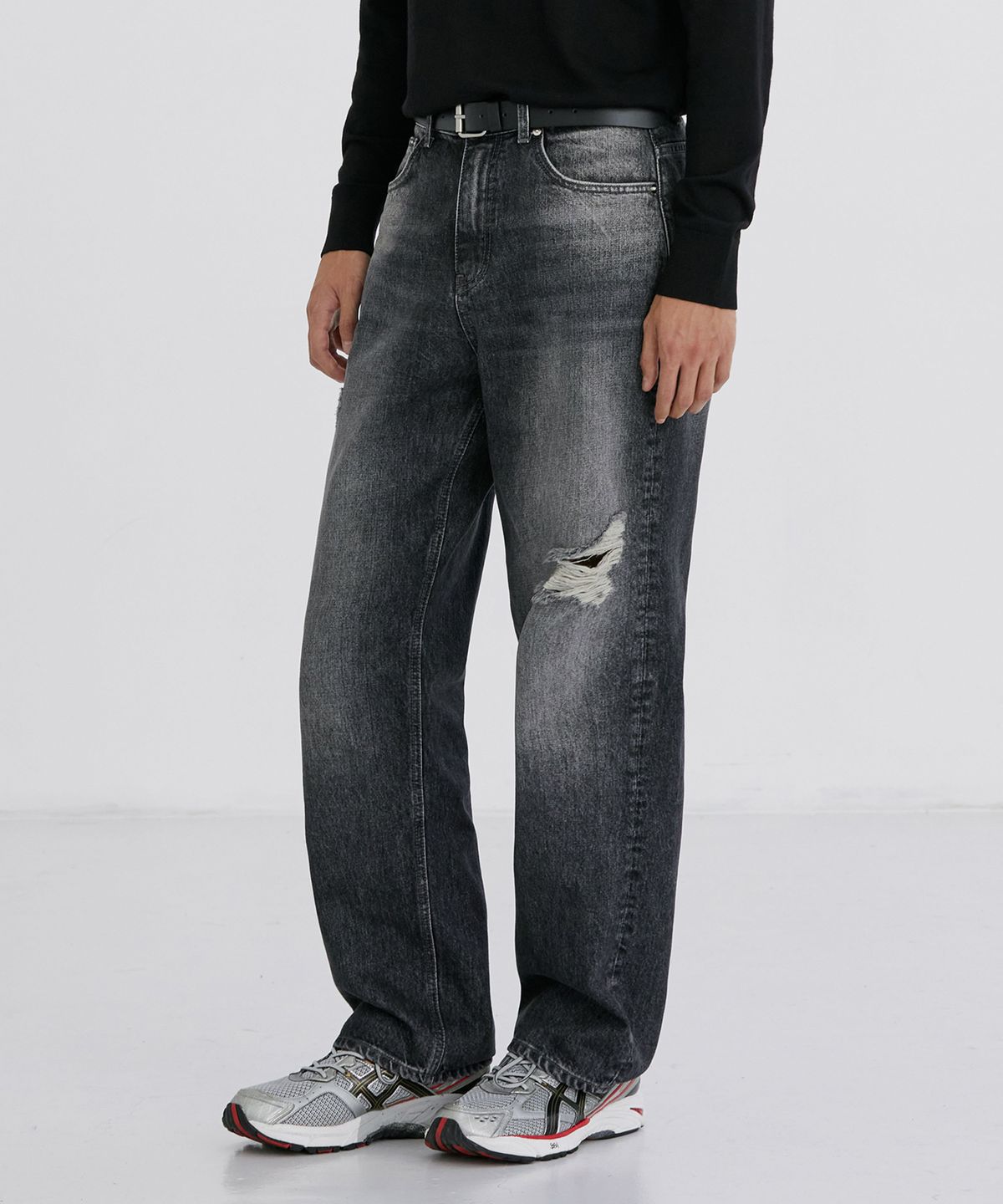 브랜디드(BRANDED) 51073 HISHITOMO UNTIDY SOUL JEANS [SUPER WIDE STRAIGHT]