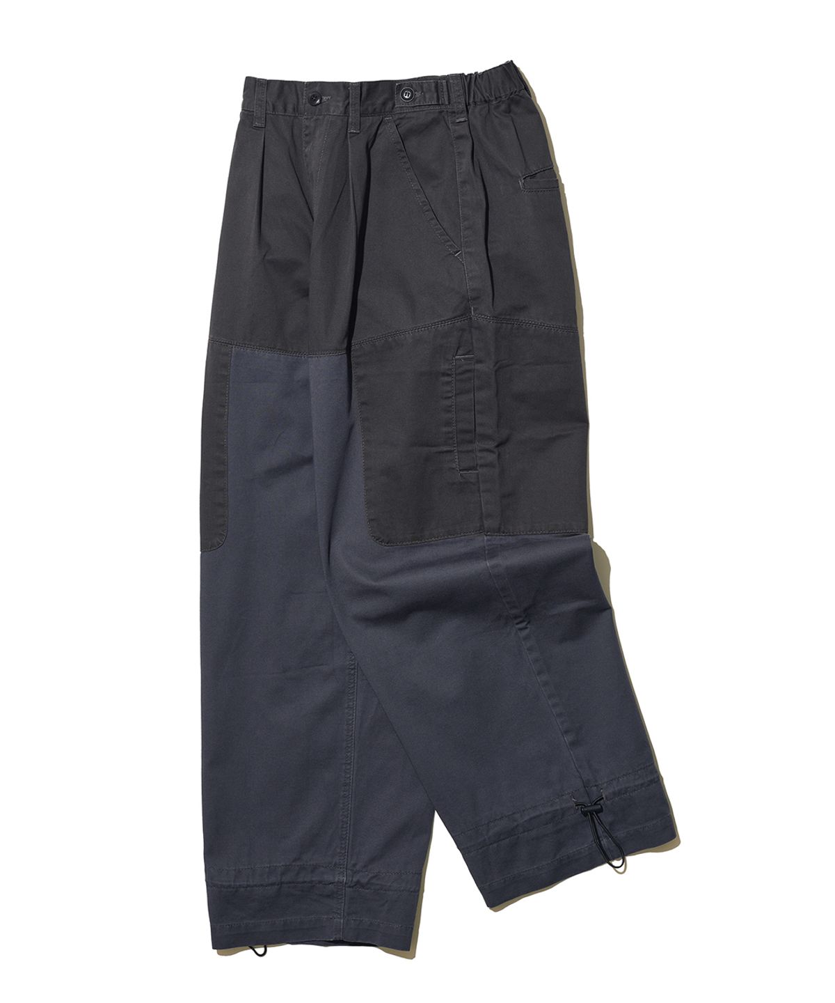 빅유니온(BIG UNION) WIDE TAIL POCKET PANTS / NAVY