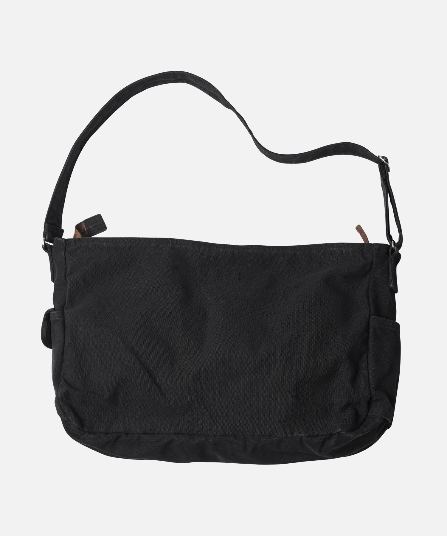 MUSINSA | FRIZMWORKS HEAVY CANVAS SHOULDER BAG _ BLACK