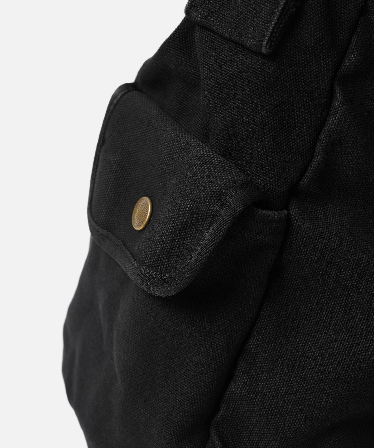 프리즘웍스(FRIZMWORKS) HEAVY CANVAS SHOULDER BAG _ BLACK