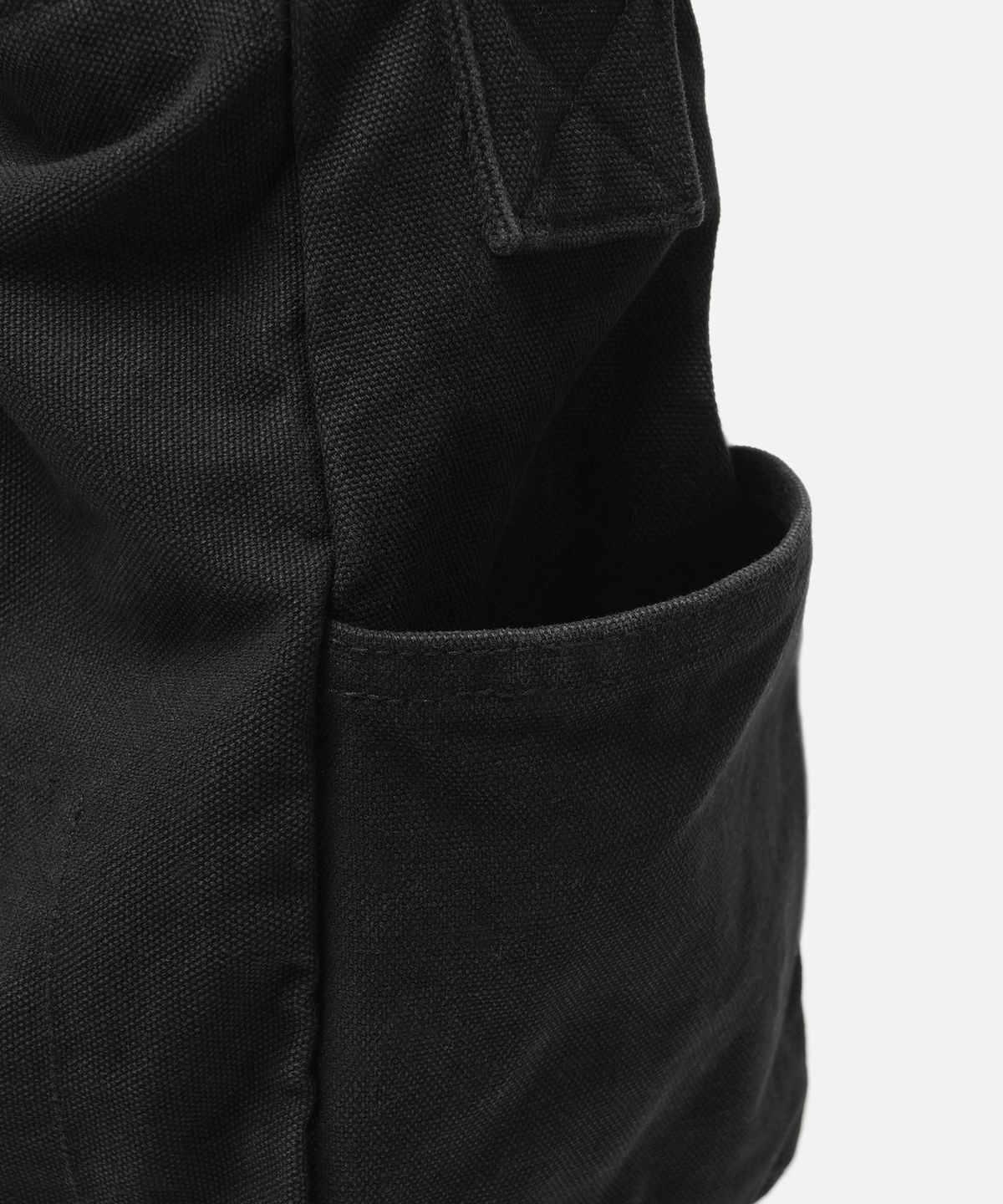 프리즘웍스(FRIZMWORKS) HEAVY CANVAS SHOULDER BAG _ BLACK