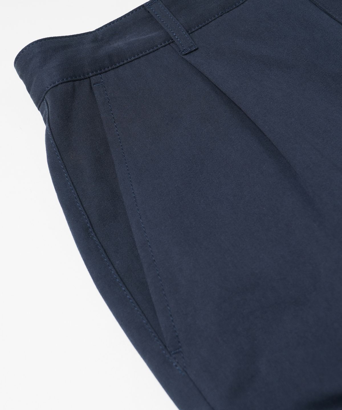 프리즘웍스(FRIZMWORKS) OG HAWORTH ONE TUCK PANTS _ NAVY