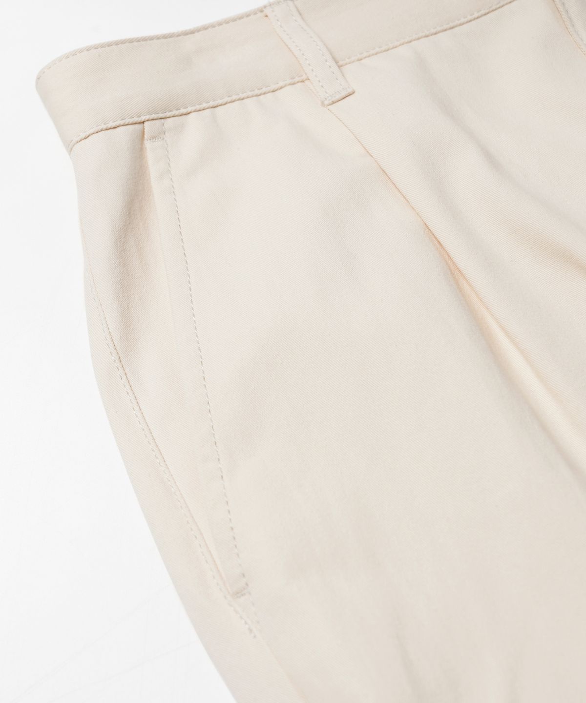 프리즘웍스(FRIZMWORKS) OG HAWORTH ONE TUCK PANTS _ CREAM