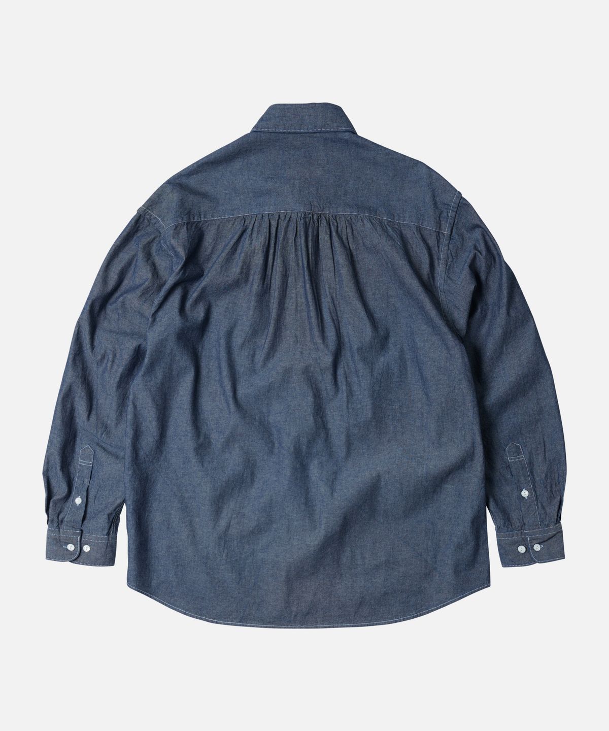 프리즘웍스(FRIZMWORKS) CIGARETTE POCKET CHAMBRAY SHIRT _ INDIGO