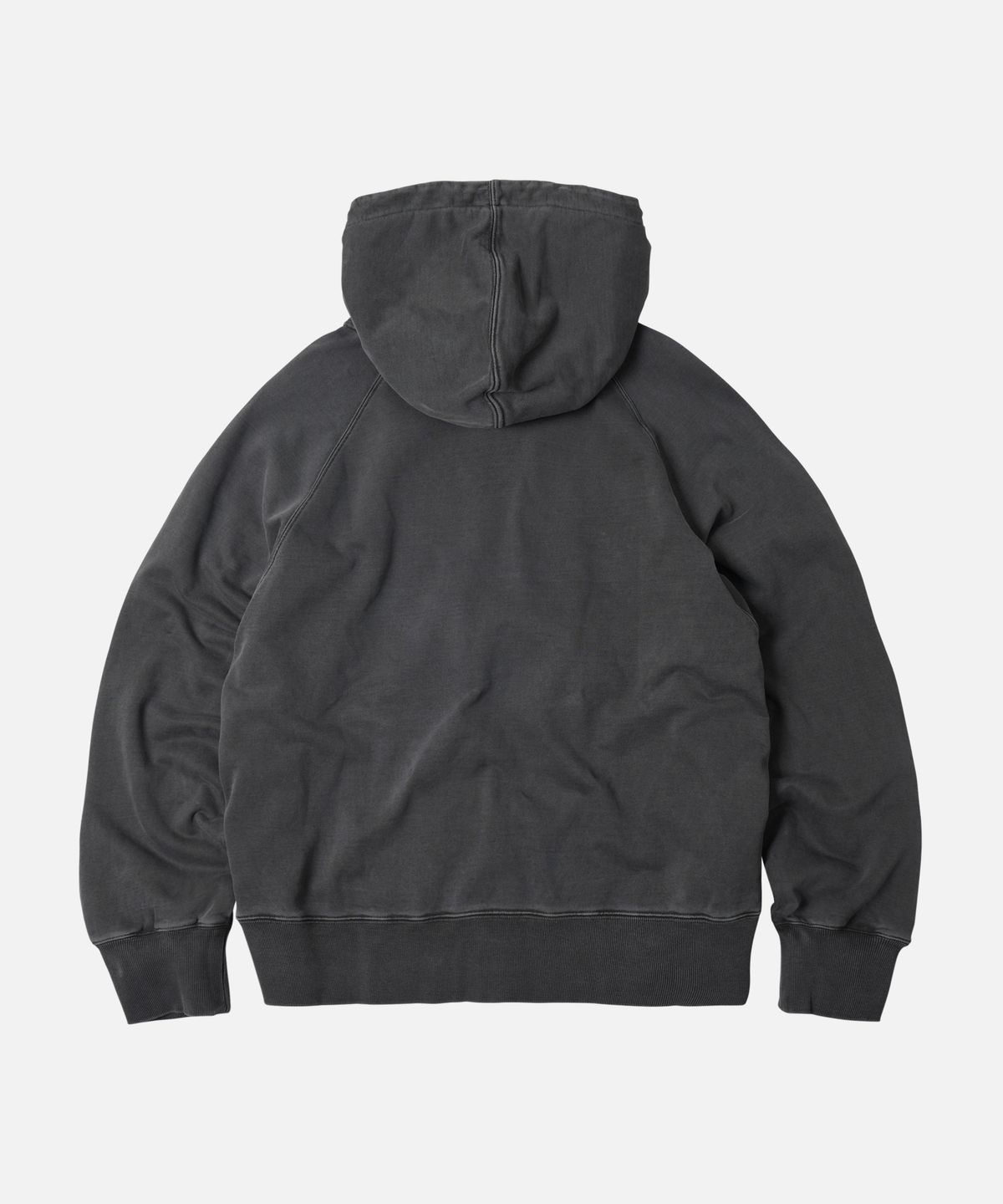 프리즘웍스(FRIZMWORKS) OG PIGMENT DYEING HOOD ZIPUP PARKA _ CHARCOAL