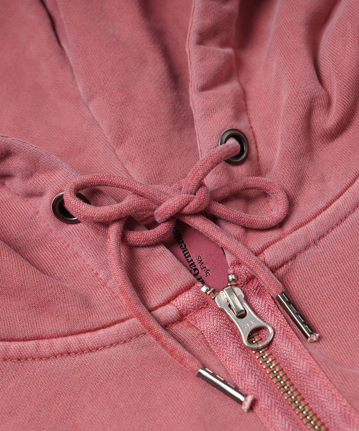 프리즘웍스(FRIZMWORKS) OG PIGMENT DYEING HOOD ZIPUP PARKA _ PINK