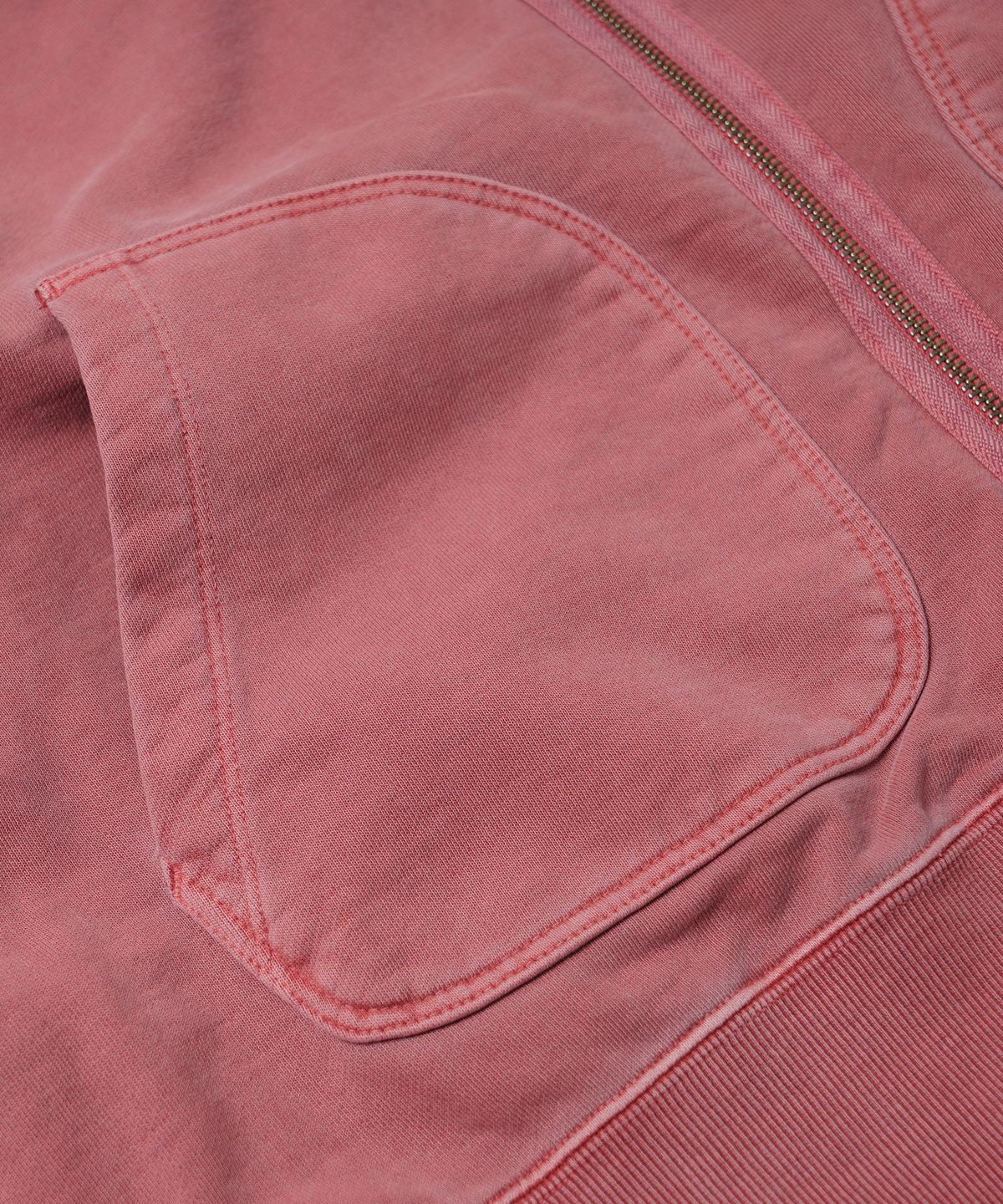 프리즘웍스(FRIZMWORKS) OG PIGMENT DYEING HOOD ZIPUP PARKA _ PINK