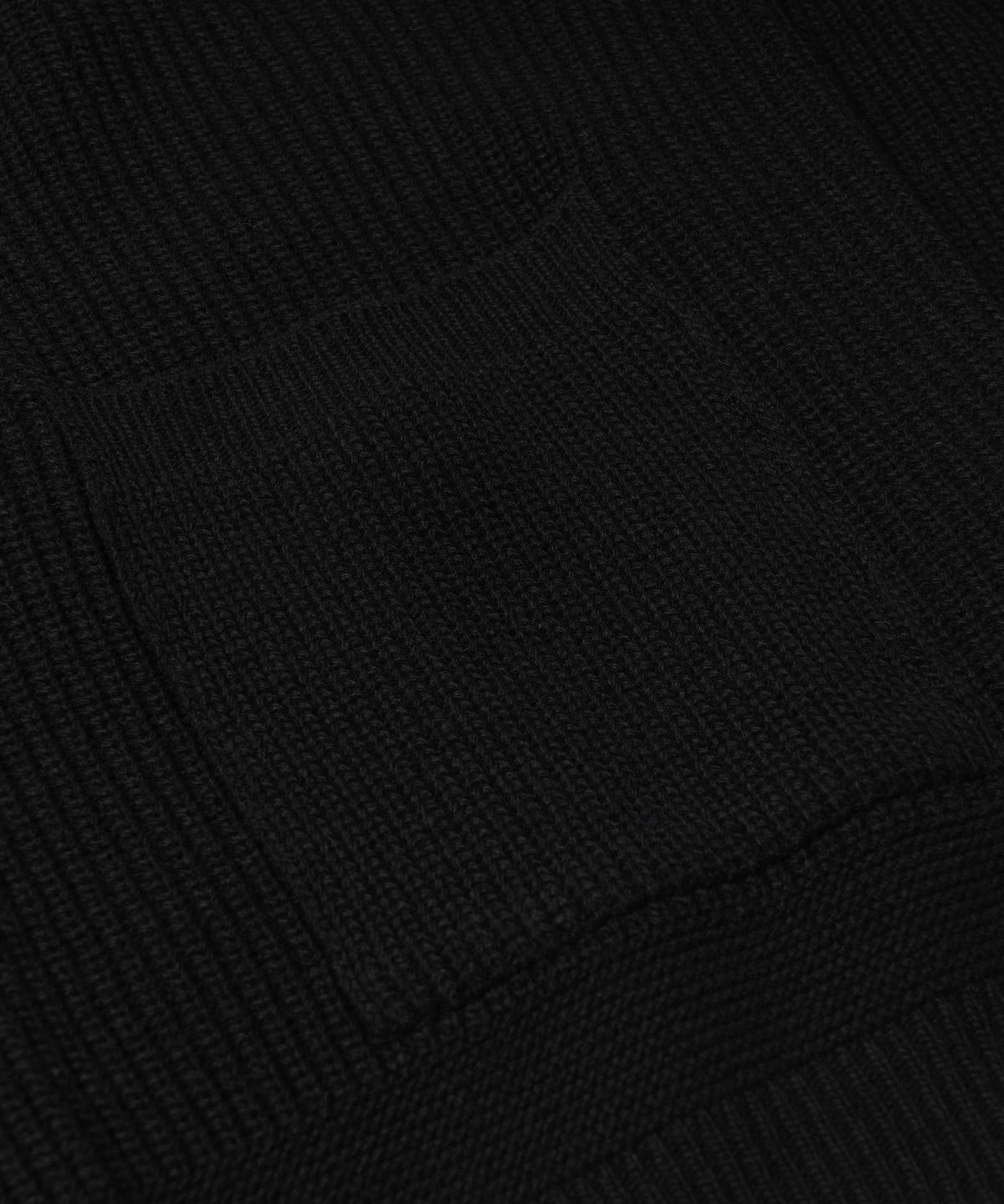 프리즘웍스(FRIZMWORKS) HEAVY WOOL ROUND CARDIGAN _ BLACK