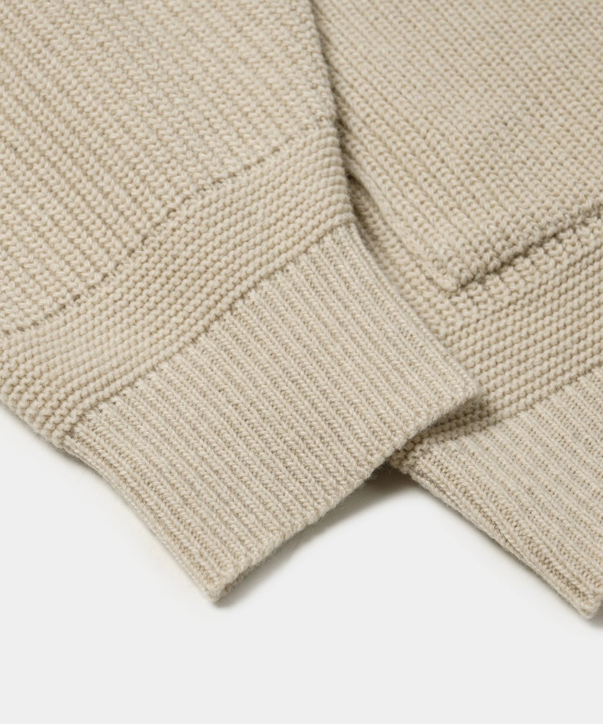 프리즘웍스(FRIZMWORKS) HEAVY WOOL ROUND CARDIGAN _ CREAM