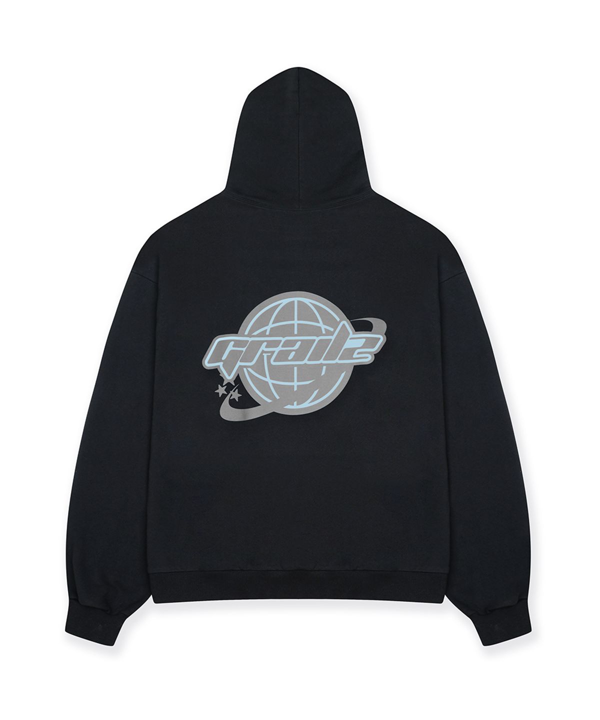 그레일즈(GRAILZ) GLOBE HOODIE [BLACK]
