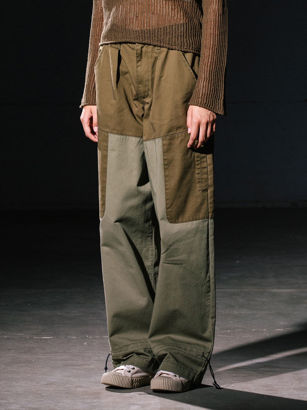 빅유니온(BIG UNION) WIDE TAIL POCKET PANTS / OLIVE