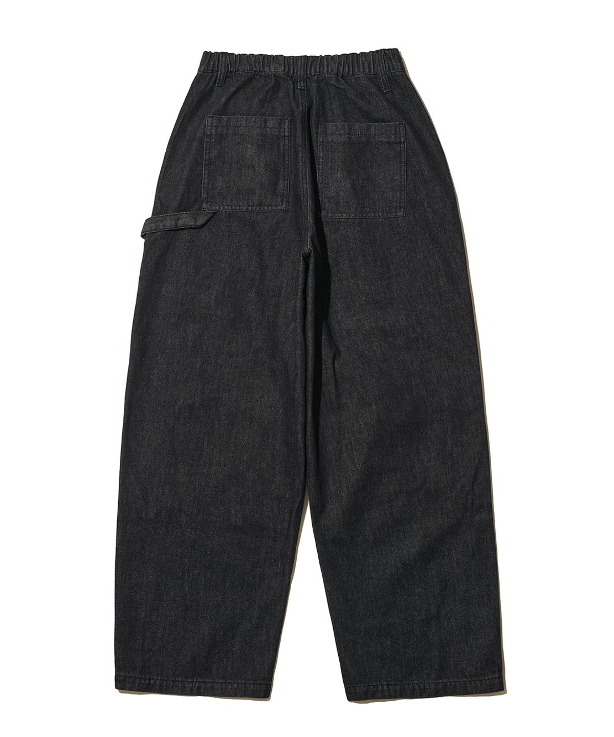 빅유니온(BIG UNION) UNBALANCE FATIGUE PANTS (DENIM) / BLACK DENIM