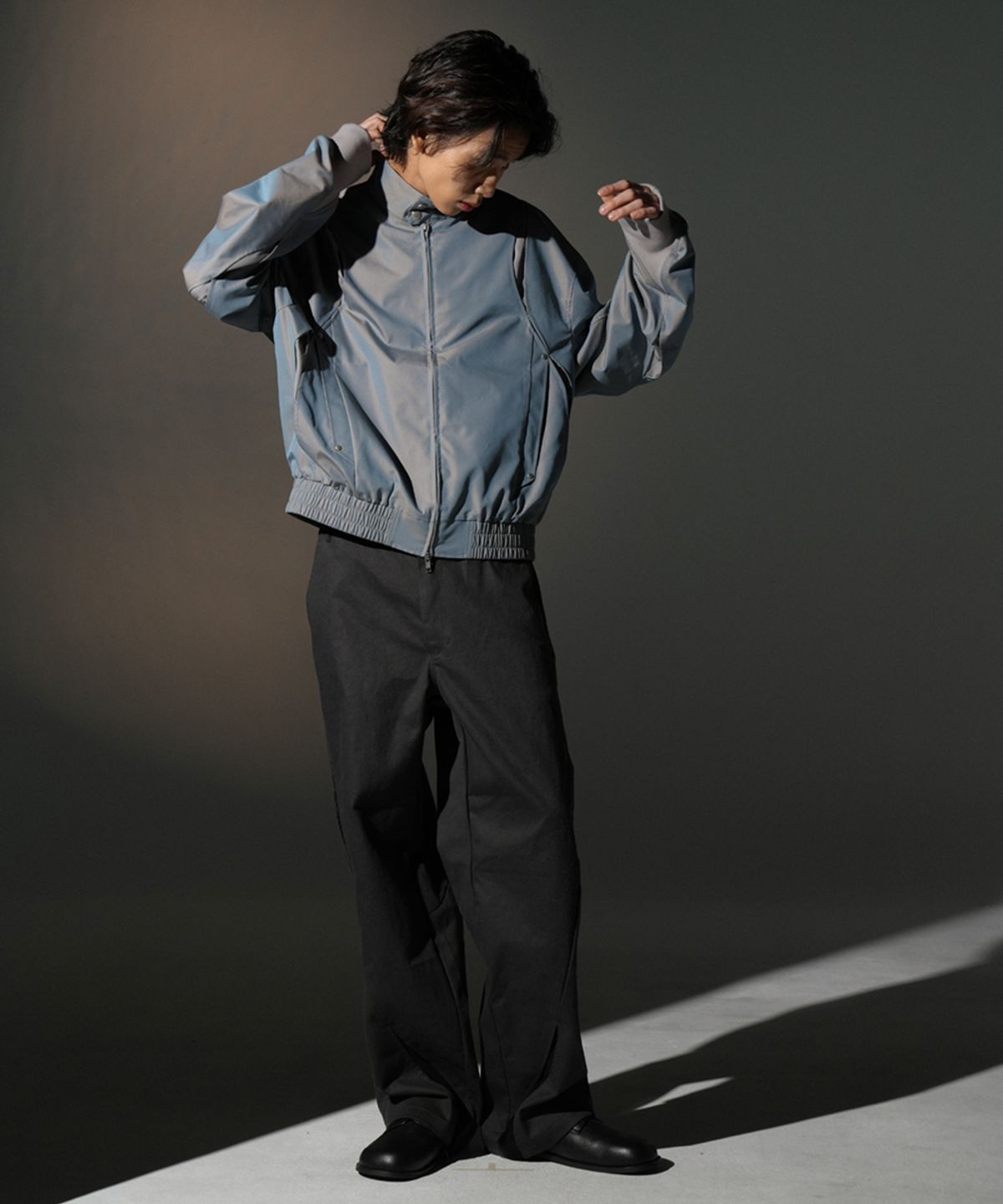그레일즈(GRAILZ) BARACUTA BLOUSON JACKET [TWOTONE GREY]