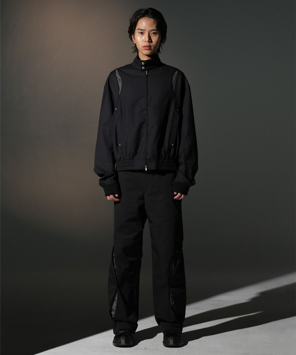 그레일즈(GRAILZ) BARACUTA BLOUSON JACKET [TWOTONE GREY]