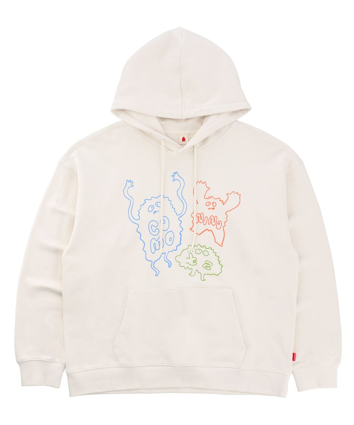 꼬모니노즈(COMONINOZ) FLUFFY FRIENDS HOODIE [2 COLOR]