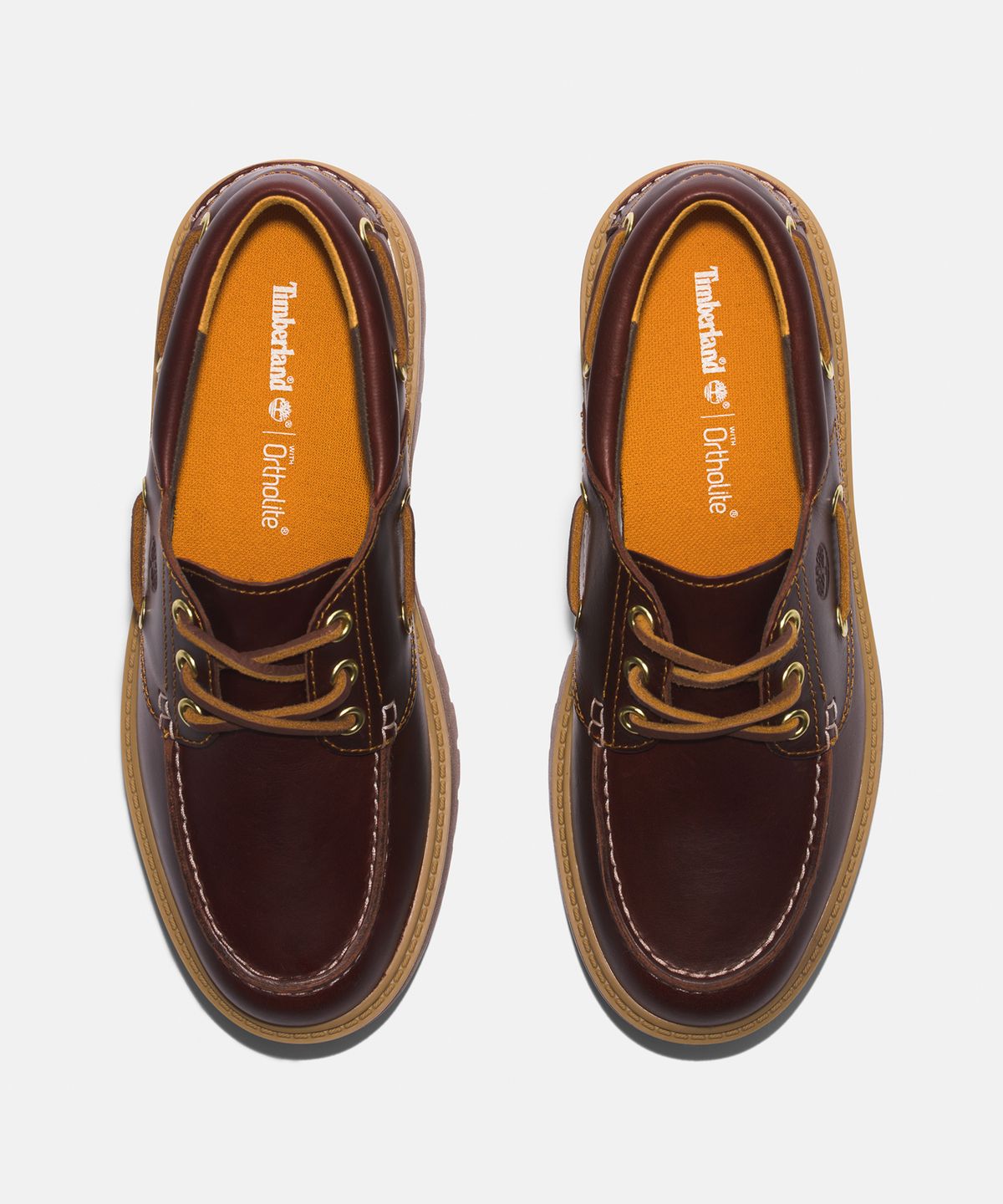 팀버랜드(TIMBERLAND) (여성) 3아이 프리미엄 플랫폼 보트슈즈 - 버건디 / A2QDM-D57